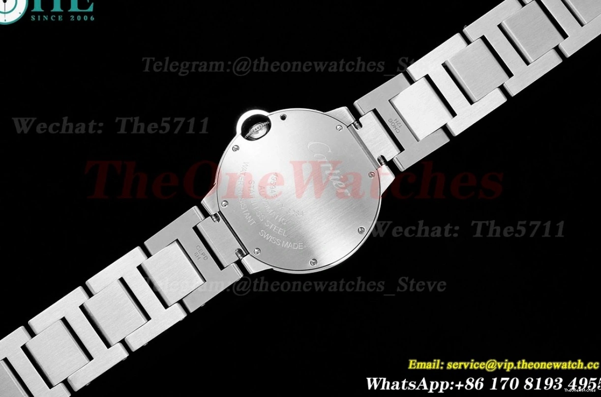 Dial NH05 Dia De SS SS AF Cartier Bleu Ballon Diamond 33mm 0211